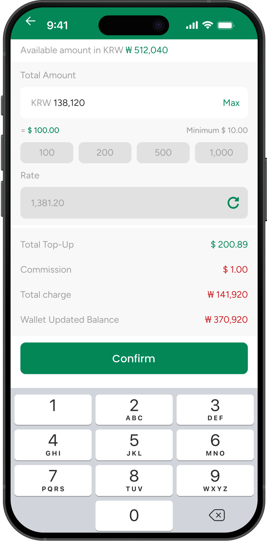 Top-up Benefit